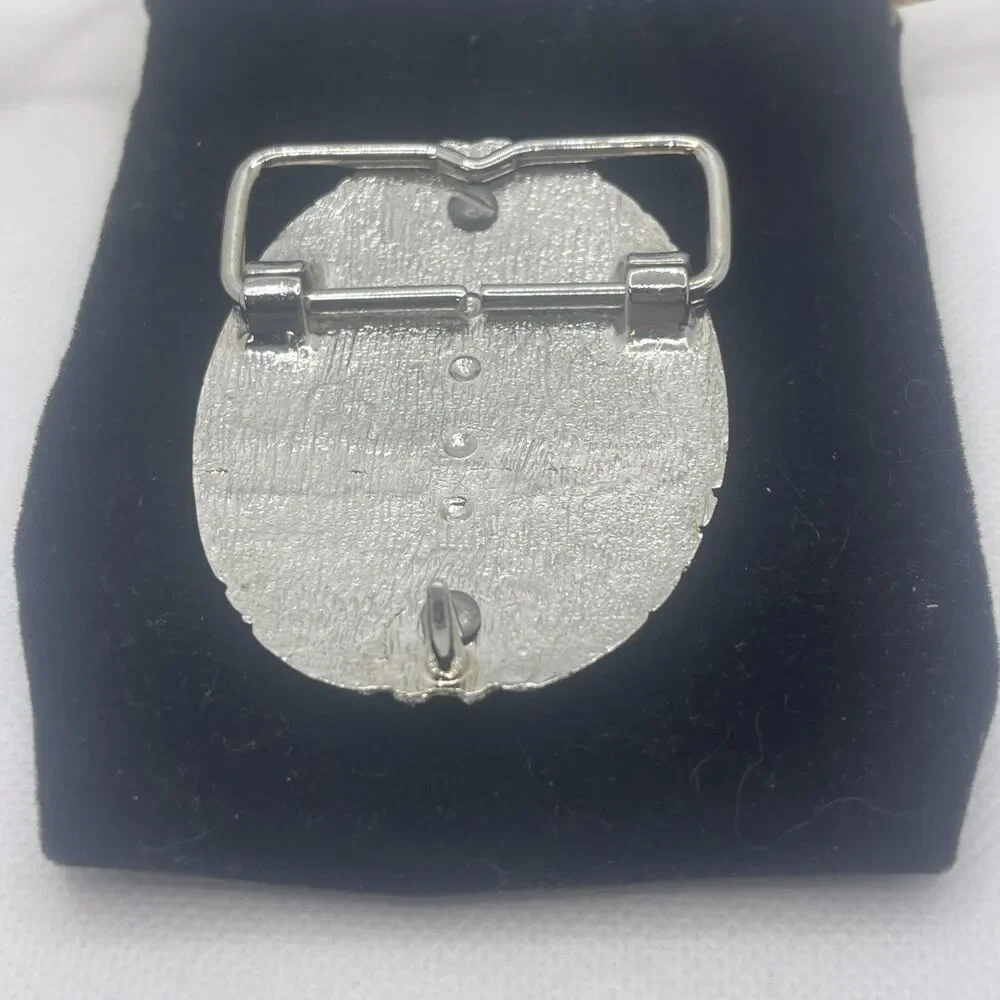 Vintage Benevolent Protective Order Of The Elks Belt Buckle Silver Tone BPOE
